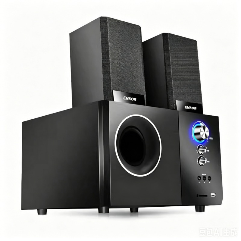 ENKOR S2880B 2.1ステレオスピーカーシステム、 - Gaming Speaker 2.1 のレビューと価格