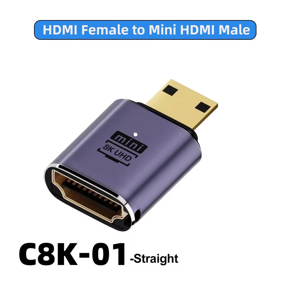 ミニ HDMI オス - HDMI 2.1 メス アダプター - Gaming Speaker 2.1 のレビューと価格