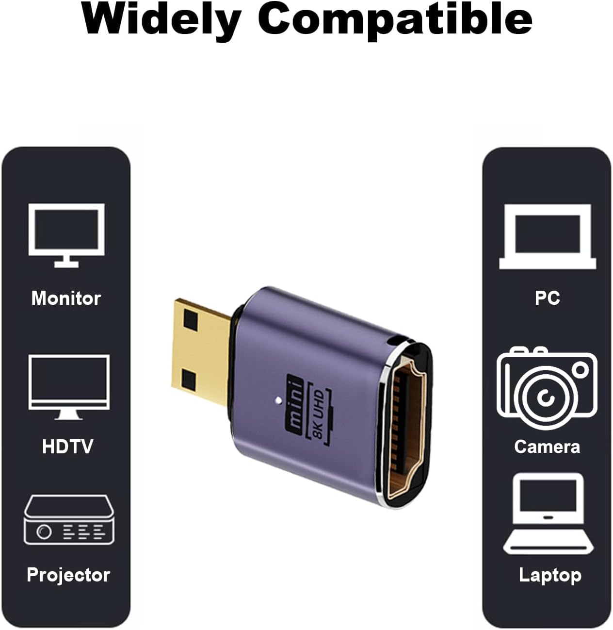ミニ HDMI オス - HDMI 2.1 メス アダプター - Gaming Speaker 2.1 のレビューと価格