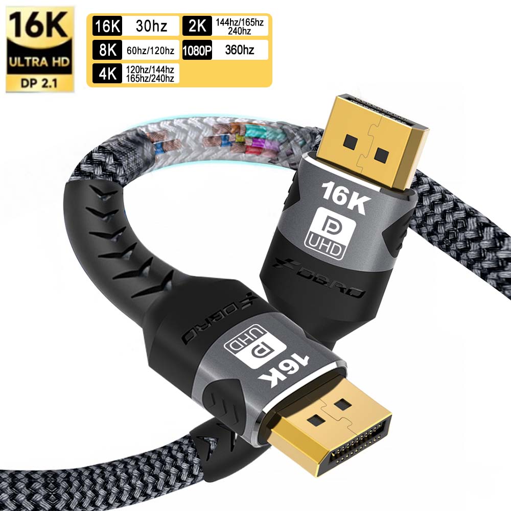 DisplayPort ケーブル 16K DP 2.1 ケー - Gaming Speaker 2.1 のレビューと価格